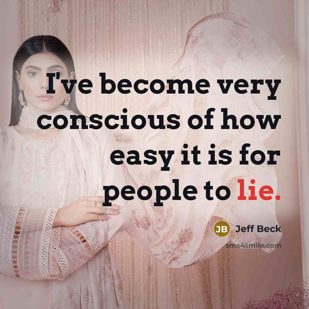 “I've become very conscious of how easy it is for…” quote by Jeff Beck