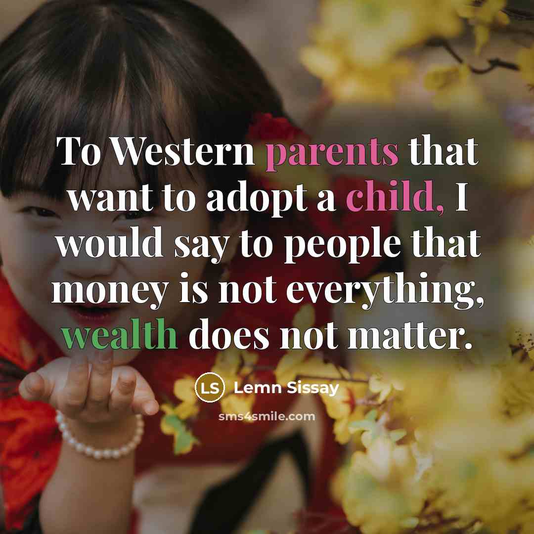 “To Western parents that want to adopt a child, I…” quote by Lemn Sissay