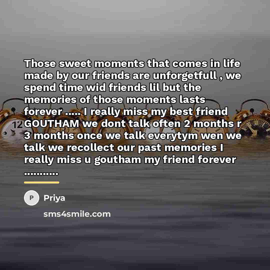 “Those sweet moments that comes in life made by our…” quote by Priya
