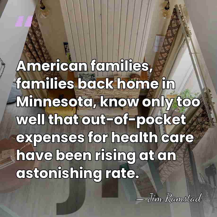 American families, families back home in Minnesota, know only too well that&hellip; - Jim Ramstad