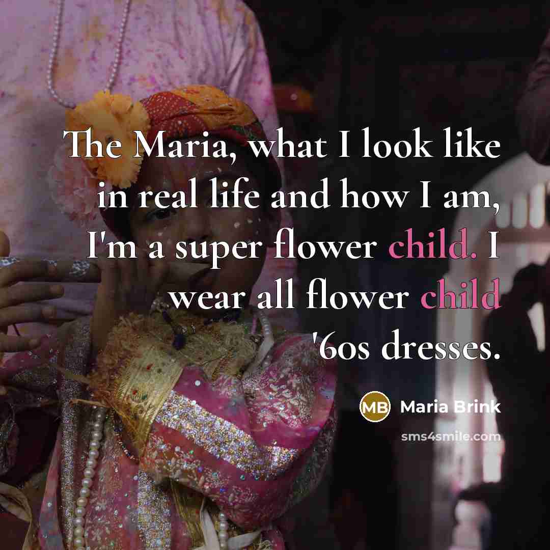 “The Maria, what I look like in real life and…” quote by Maria Brink