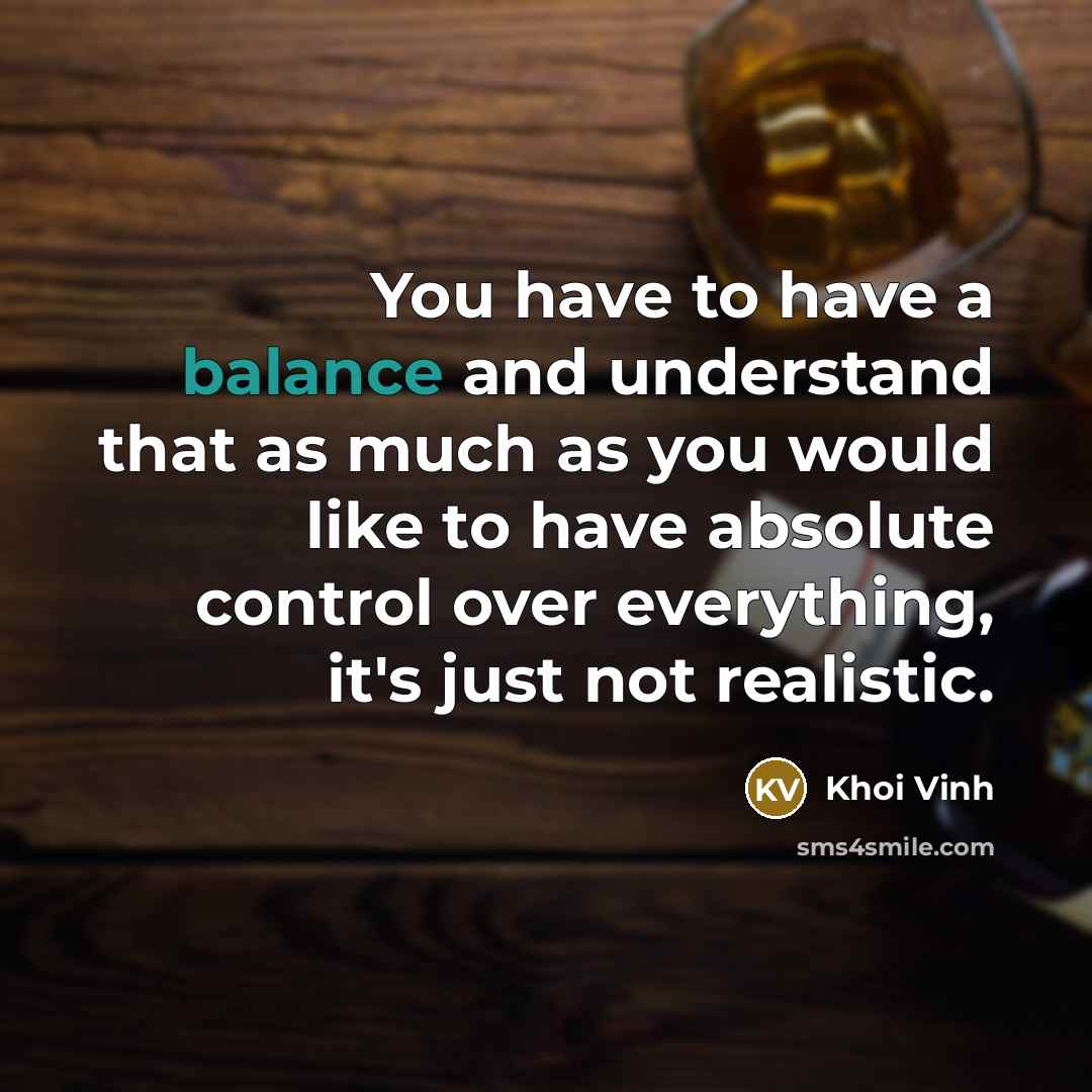 “You have to have a balance and understand that as…” quote by Khoi Vinh