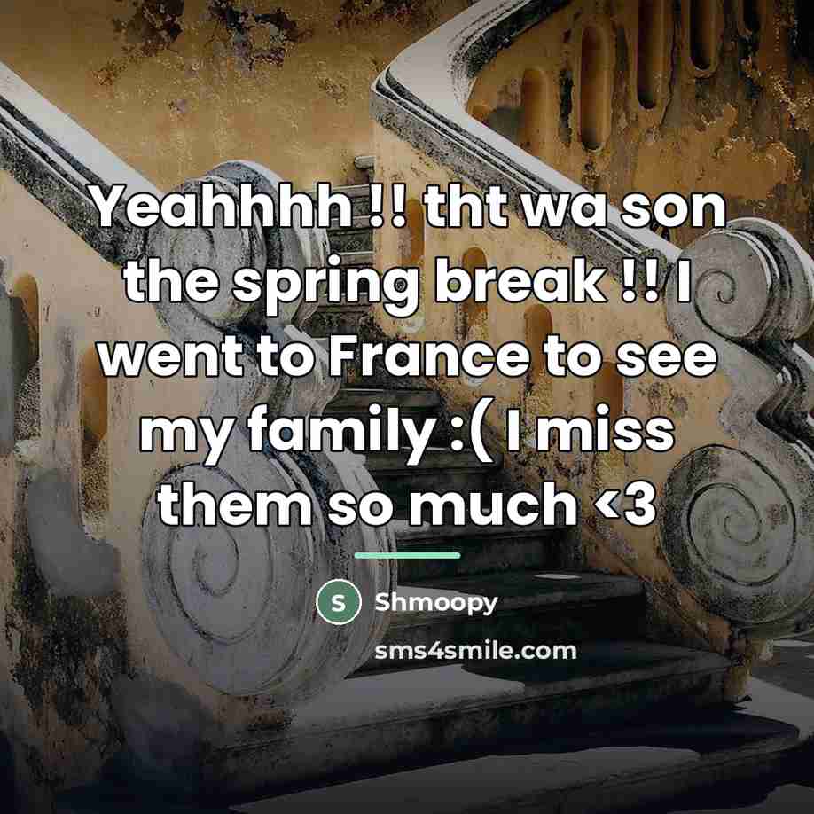 “Yeahhhh !! tht wa son the spring break !! I…” quote by Shmoopy