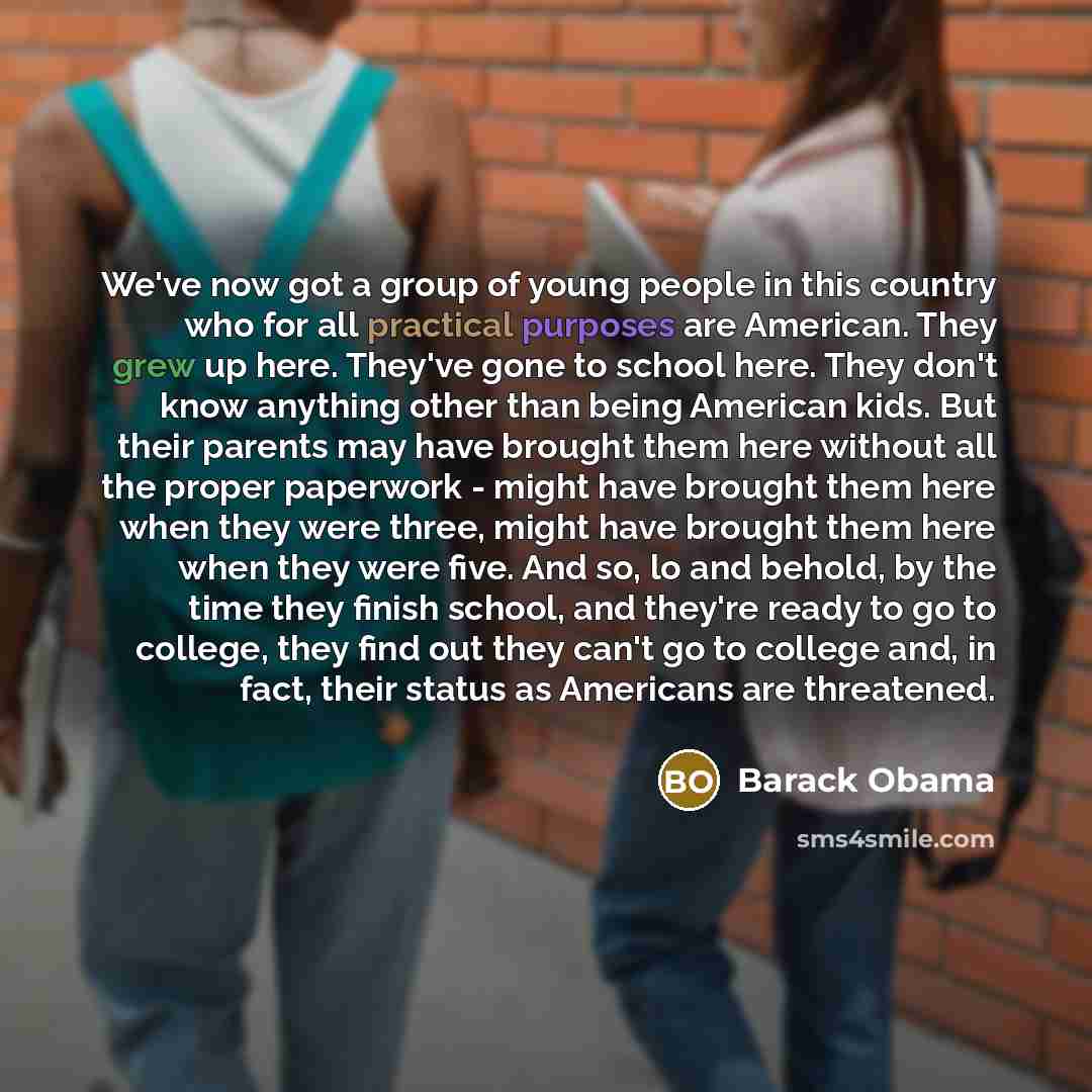 “We've now got a group of young people in this…” quote by Barack Obama