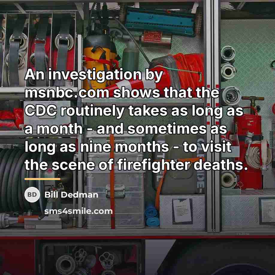 “An investigation by msnbc.com shows that the CDC routinely takes…” quote by Bill Dedman