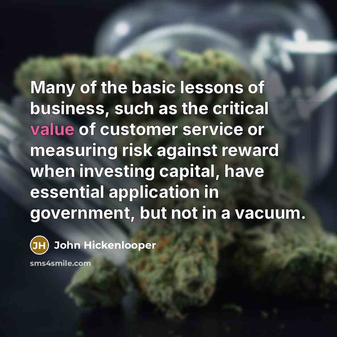 “Many of the basic lessons of business, such as the…” quote by John Hickenlooper