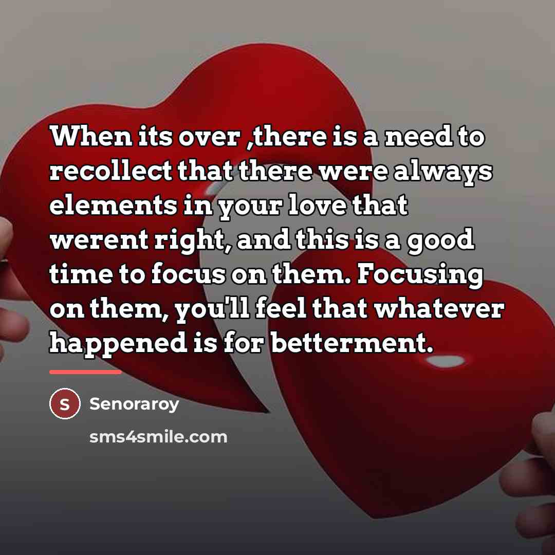“When its over ,there is a need to recollect that…” quote by Senoraroy