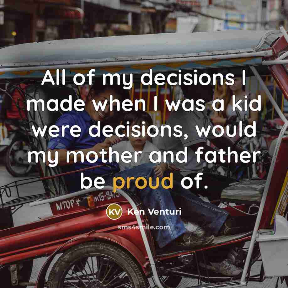 “All of my decisions I made when I was a…” quote by Ken Venturi
