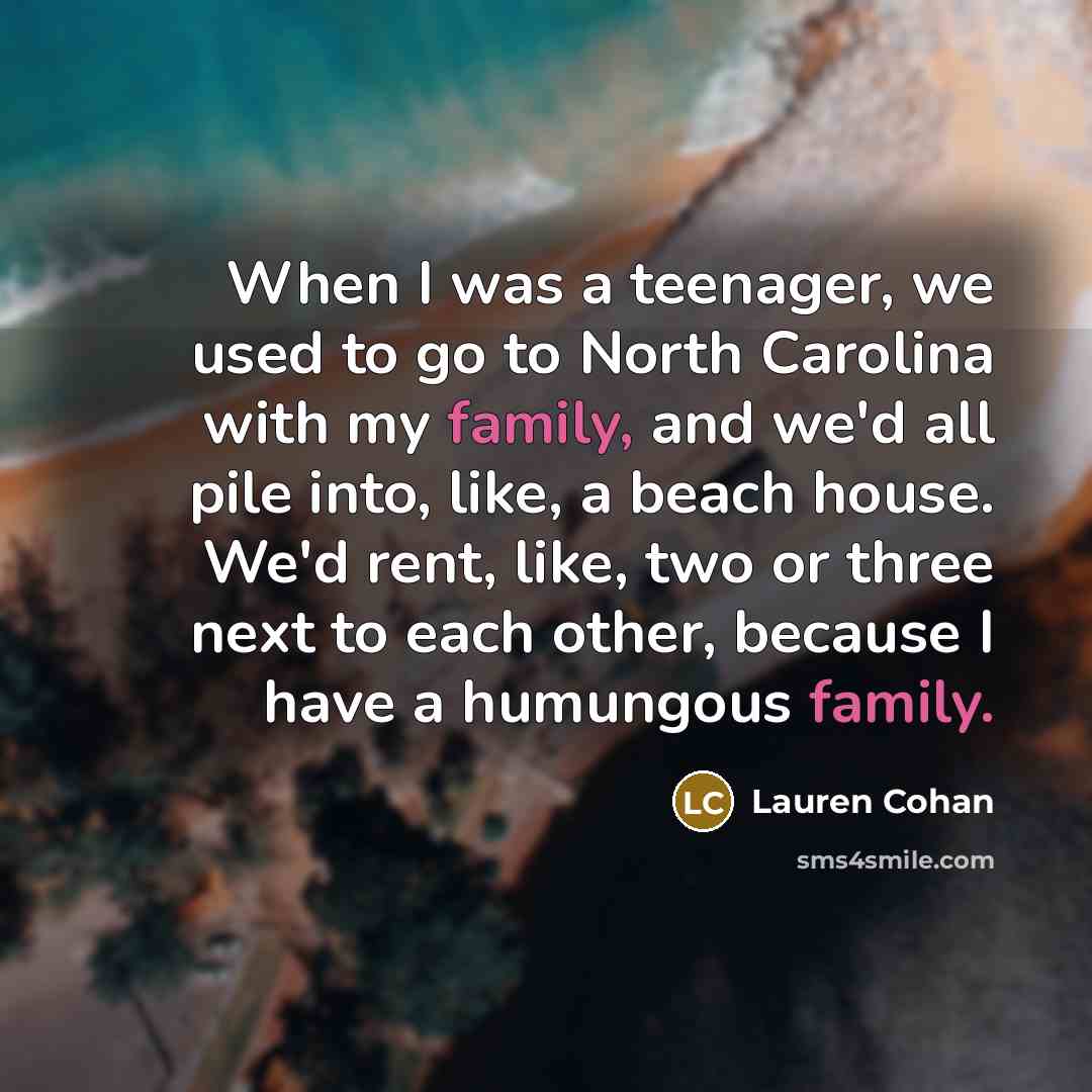 “When I was a teenager, we used to go to…” quote by Lauren Cohan