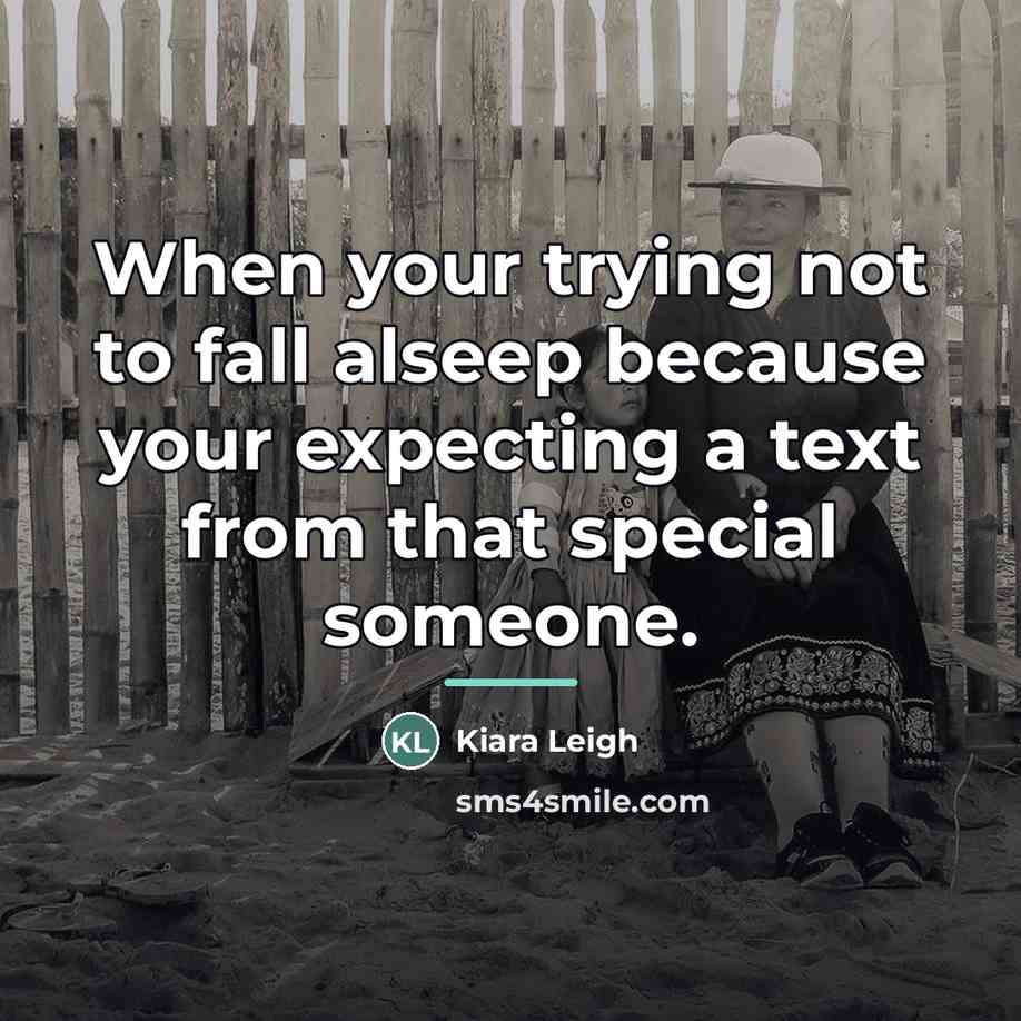 “When your trying not to fall alseep because your expecting…” quote by Kiara Leigh