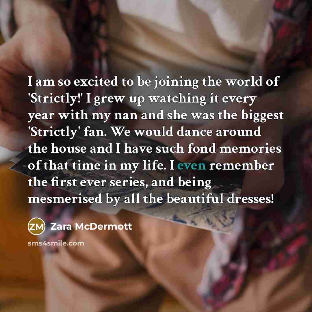 “I am so excited to be joining the world of…” quote by Zara McDermott