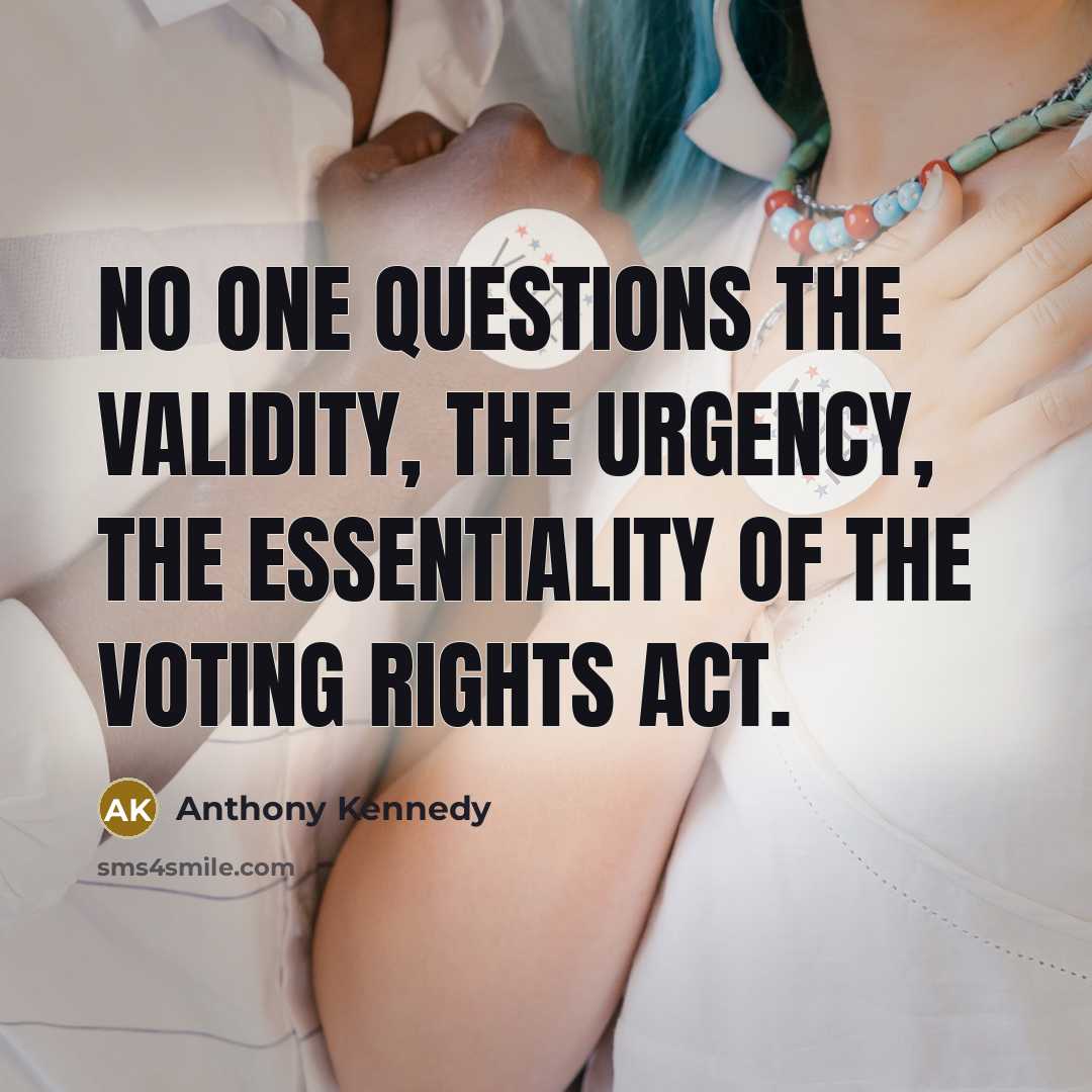 “No one questions the validity, the urgency, the essentiality of…” quote by Anthony Kennedy