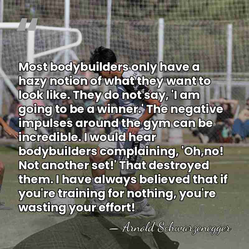 Most bodybuilders only have a hazy notion of what they want to&hellip; - Arnold Schwarzenegger