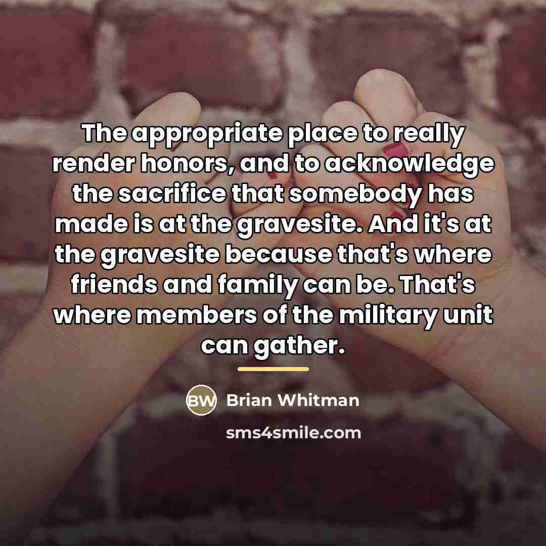 “The appropriate place to really render honors, and to acknowledge…” quote by Brian Whitman