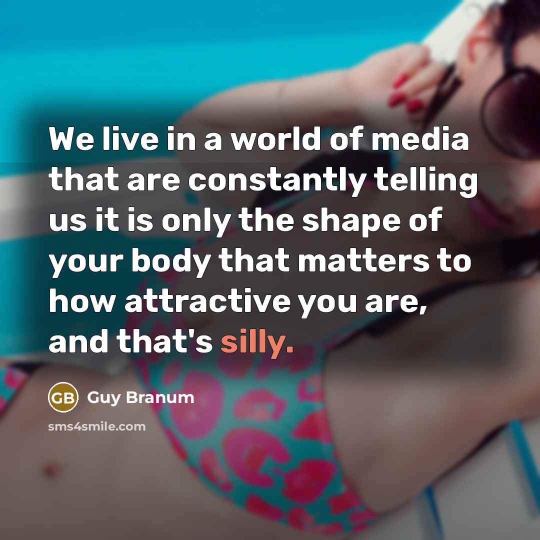 “We live in a world of media that are constantly…” quote by Guy Branum