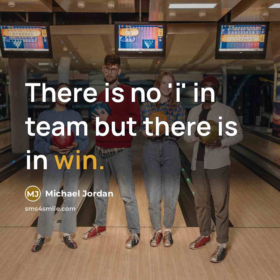 “There is no 'i' in team but there is in…” quote by Michael Jordan