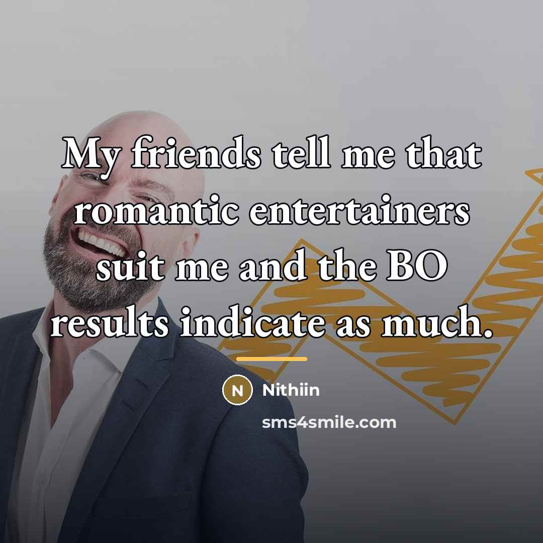 “My friends tell me that romantic entertainers suit me and…” quote by Nithiin