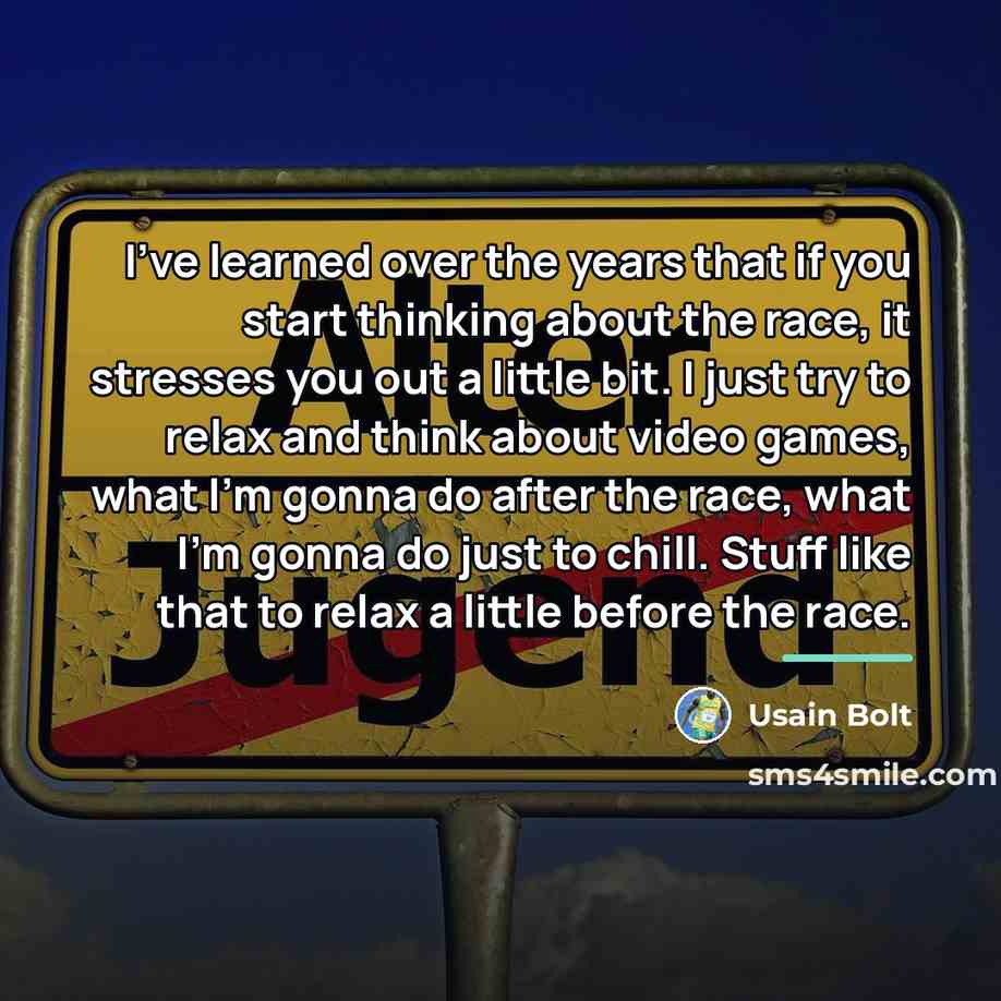 “I've learned over the years that if you start thinking…” quote by Usain Bolt