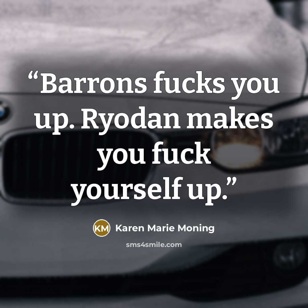 “Barrons fucks you up. Ryodan makes you fuck yourself up.” quote by Karen Marie Moning
