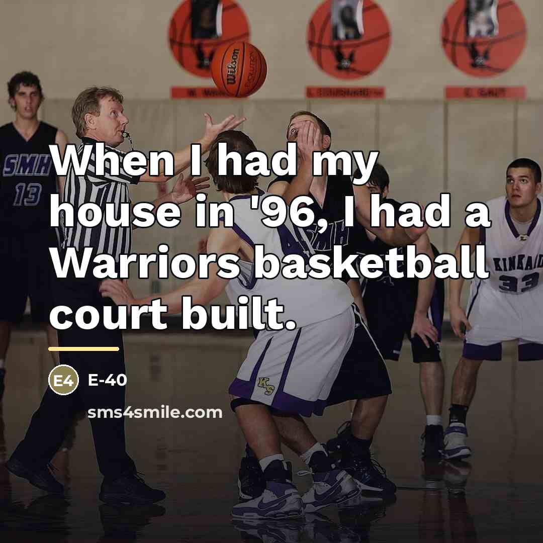 “When I had my house in '96, I had a…” quote by E-40