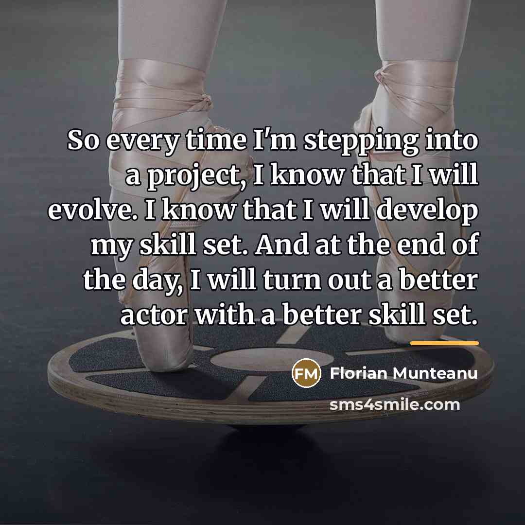 “So every time I'm stepping into a project, I know…” quote by Florian Munteanu