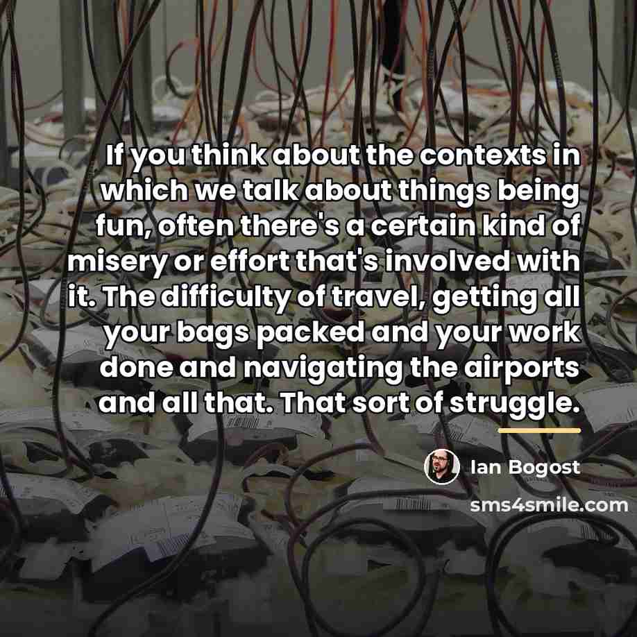 “If you think about the contexts in which we talk…” quote by Ian Bogost
