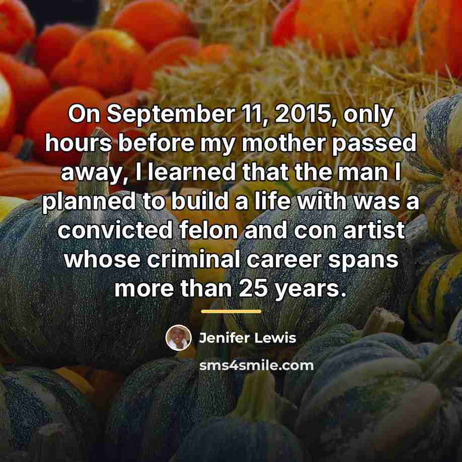 “On September 11, 2015, only hours before my mother passed…” quote by Jenifer Lewis