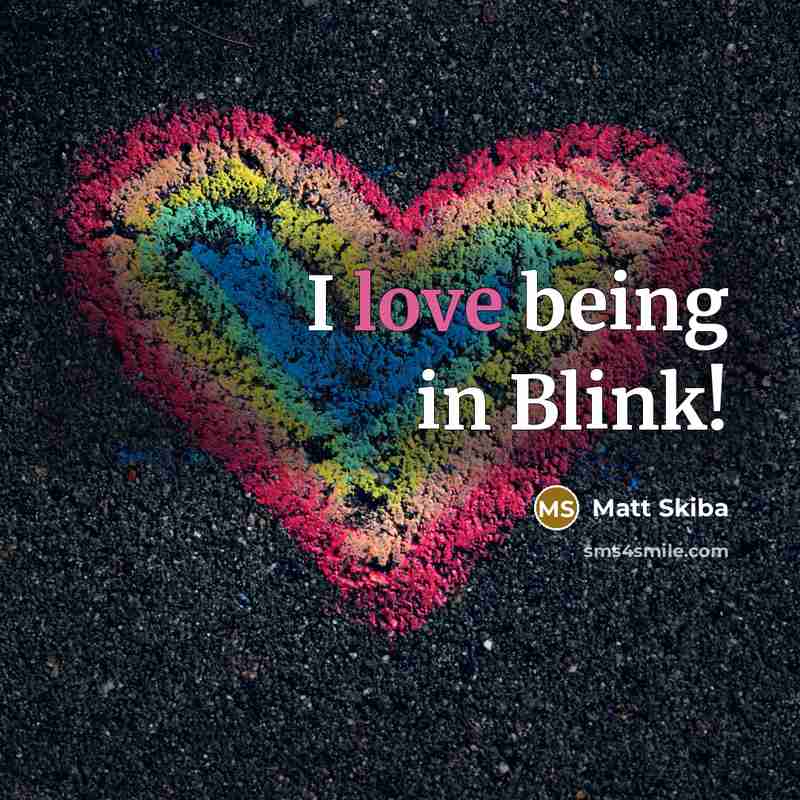 “I love being in Blink!…” quote by Matt Skiba