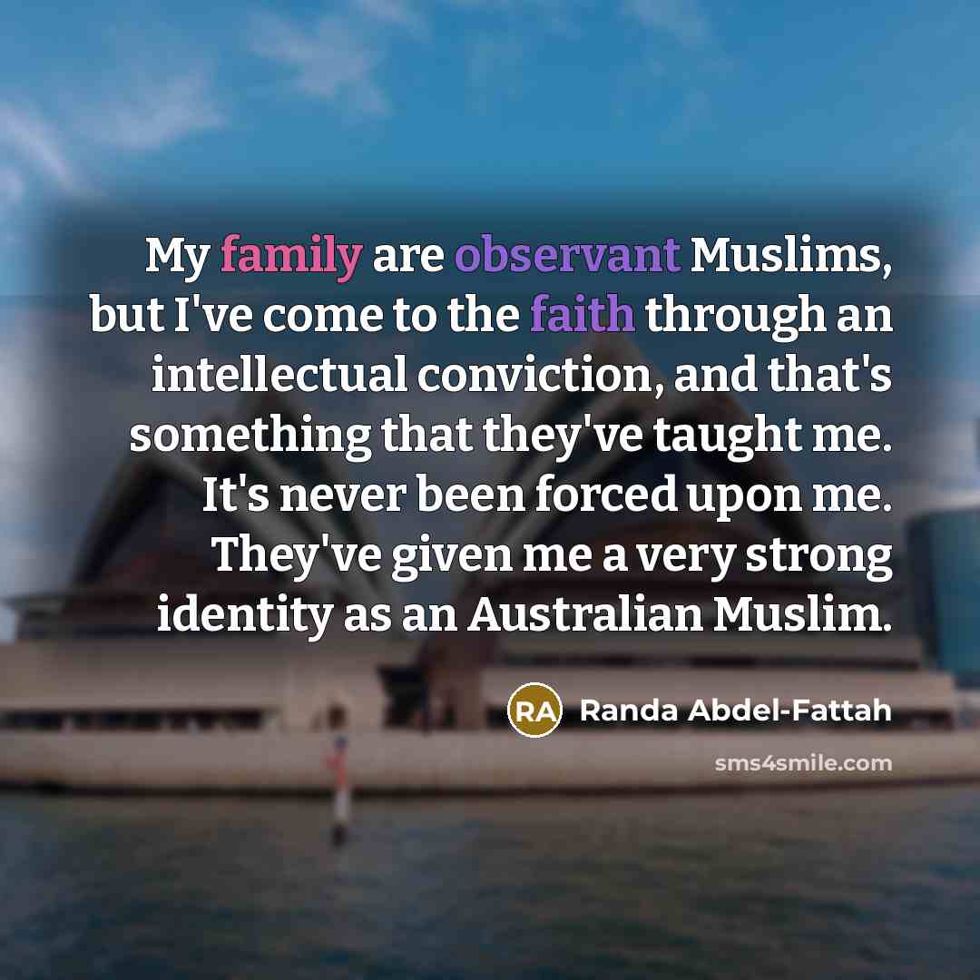 “My family are observant Muslims, but I've come to the…” quote by Randa Abdel-Fattah