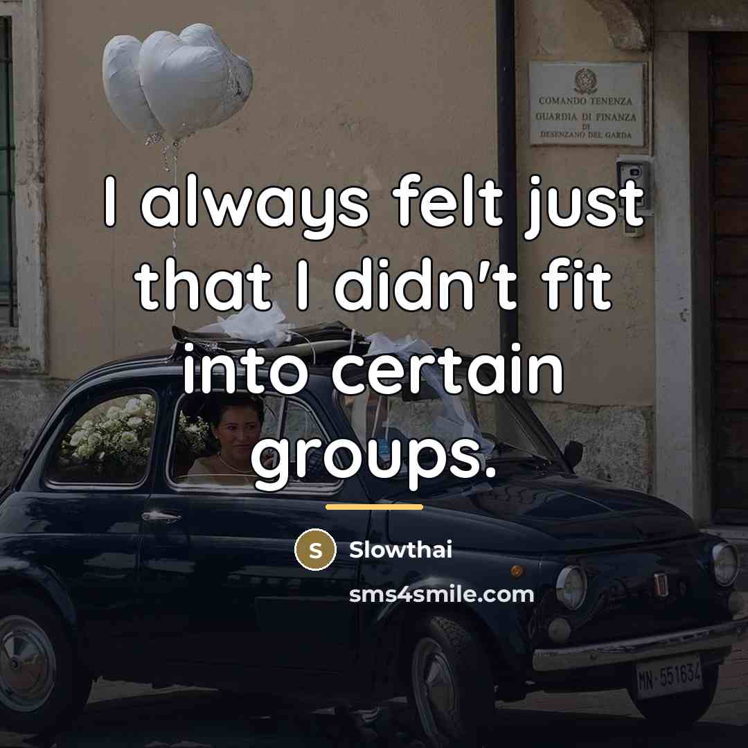 “I always felt just that I didn't fit into certain…” quote by Slowthai