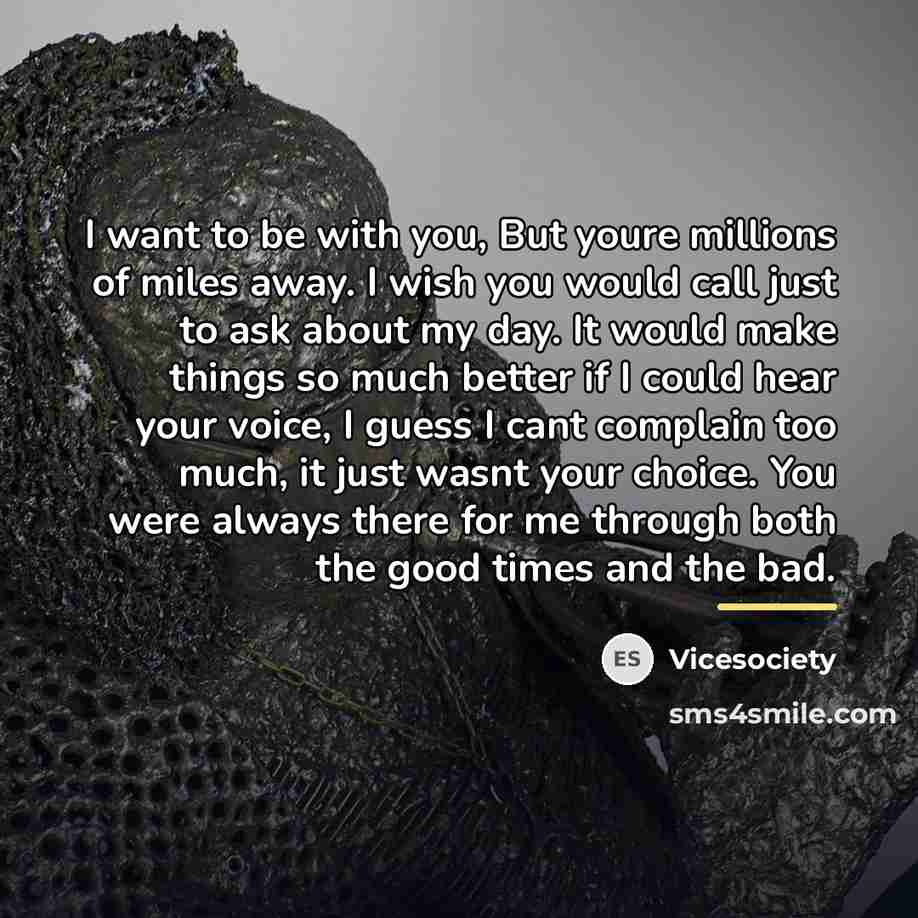 “I want to be with you, But youre millions of…” quote by Vicesociety