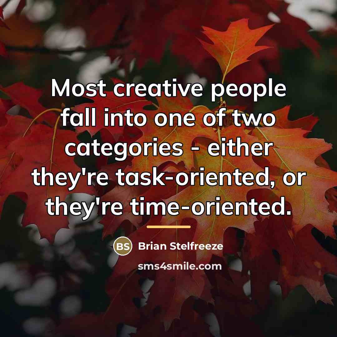 “Most creative people fall into one of two categories -…” quote by Brian Stelfreeze