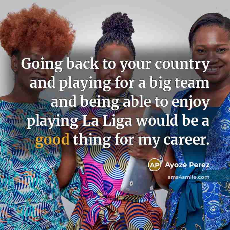 “Going back to your country and playing for a big…” quote by Ayoze Perez
