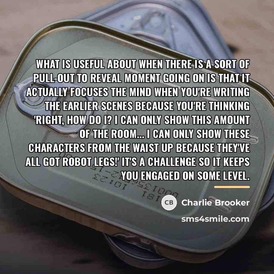 “What is useful about when there is a sort of…” quote by Charlie Brooker