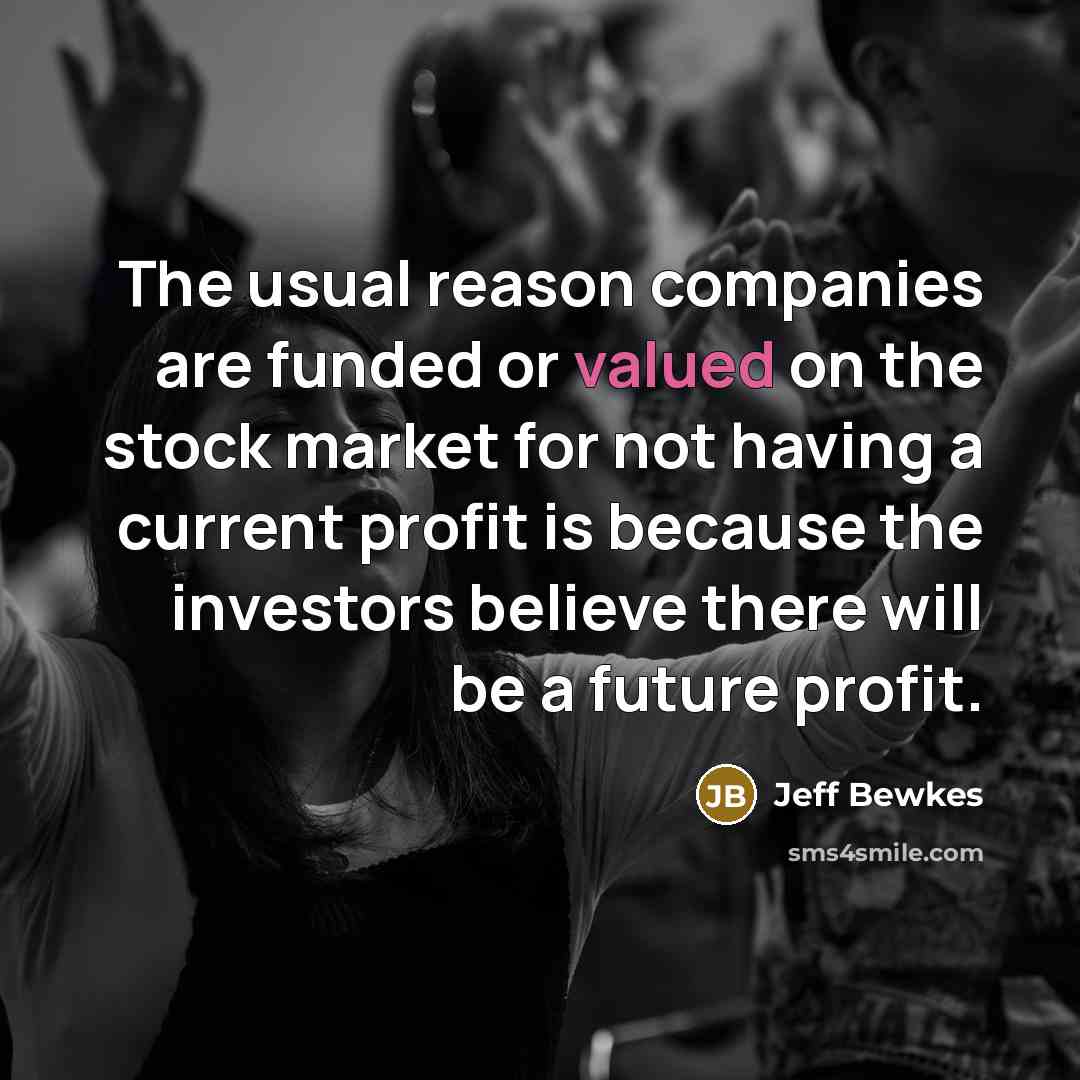 “The usual reason companies are funded or valued on the…” quote by Jeff Bewkes