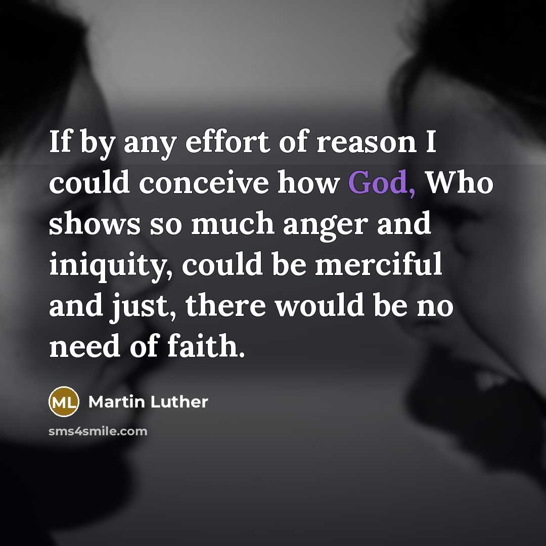 “If by any effort of reason I could conceive how…” quote by Martin Luther