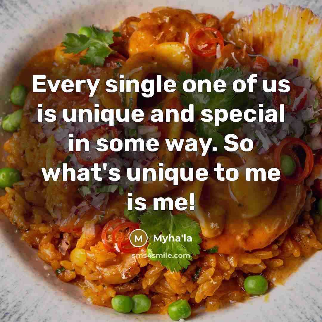 “Every single one of us is unique and special in…” quote by Myha'la