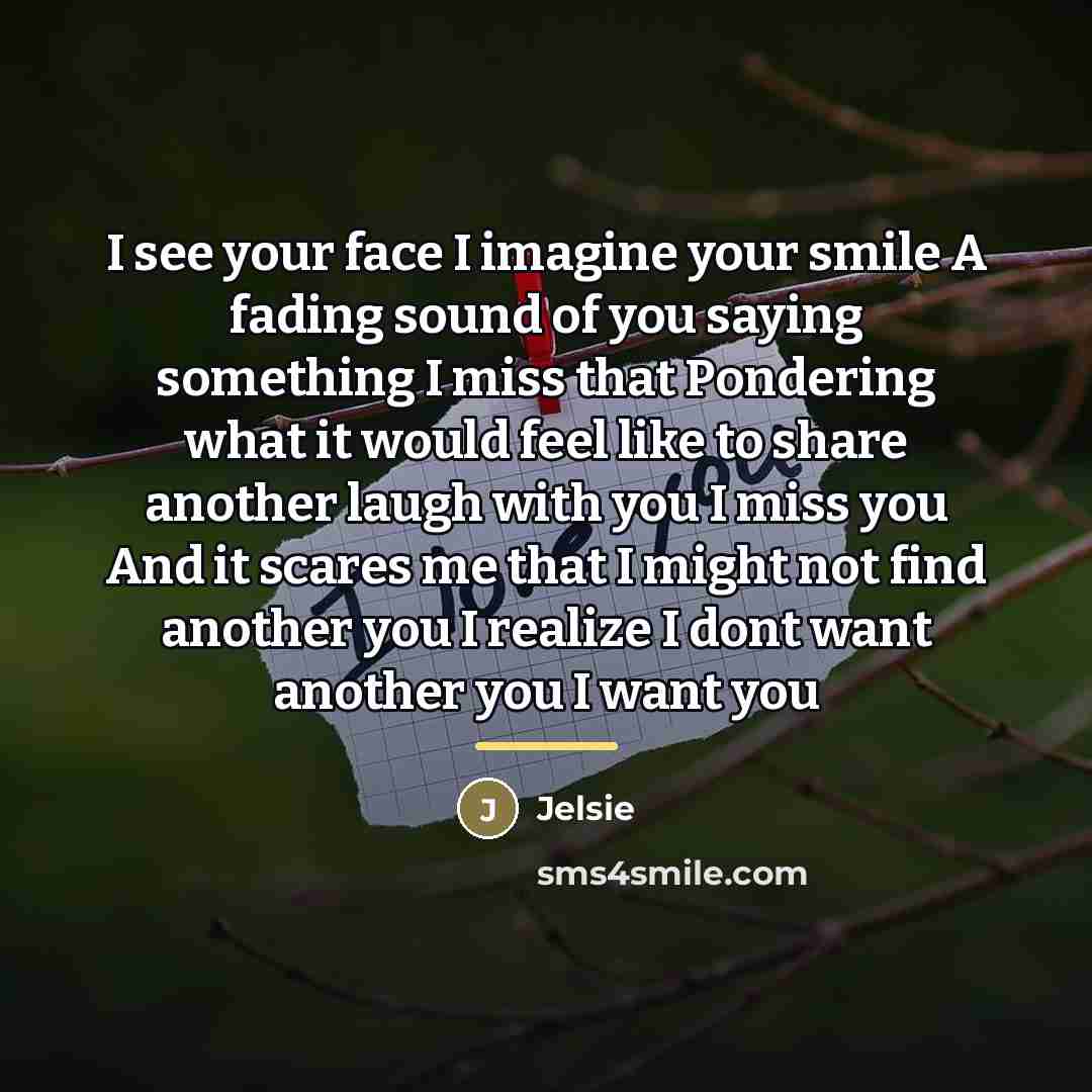 “I see your face I imagine your smile A fading…” quote by Jelsie