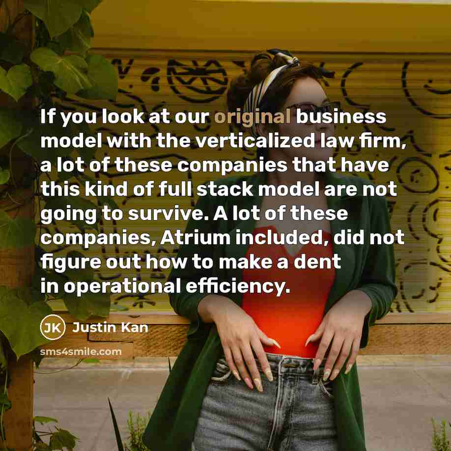 “If you look at our original business model with the…” quote by Justin Kan