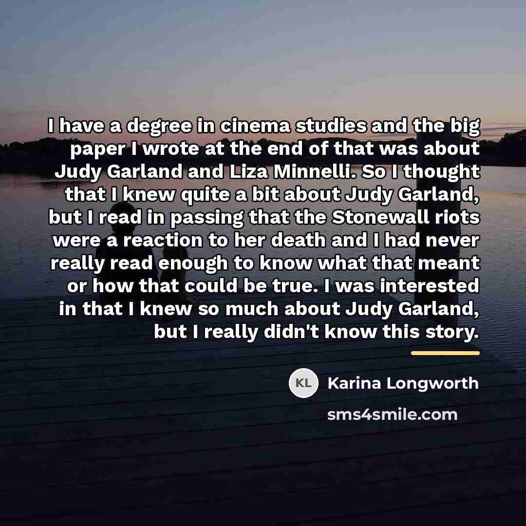 “I have a degree in cinema studies and the big…” quote by Karina Longworth