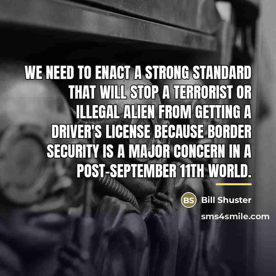 “We need to enact a strong standard that will stop…” quote by Bill Shuster