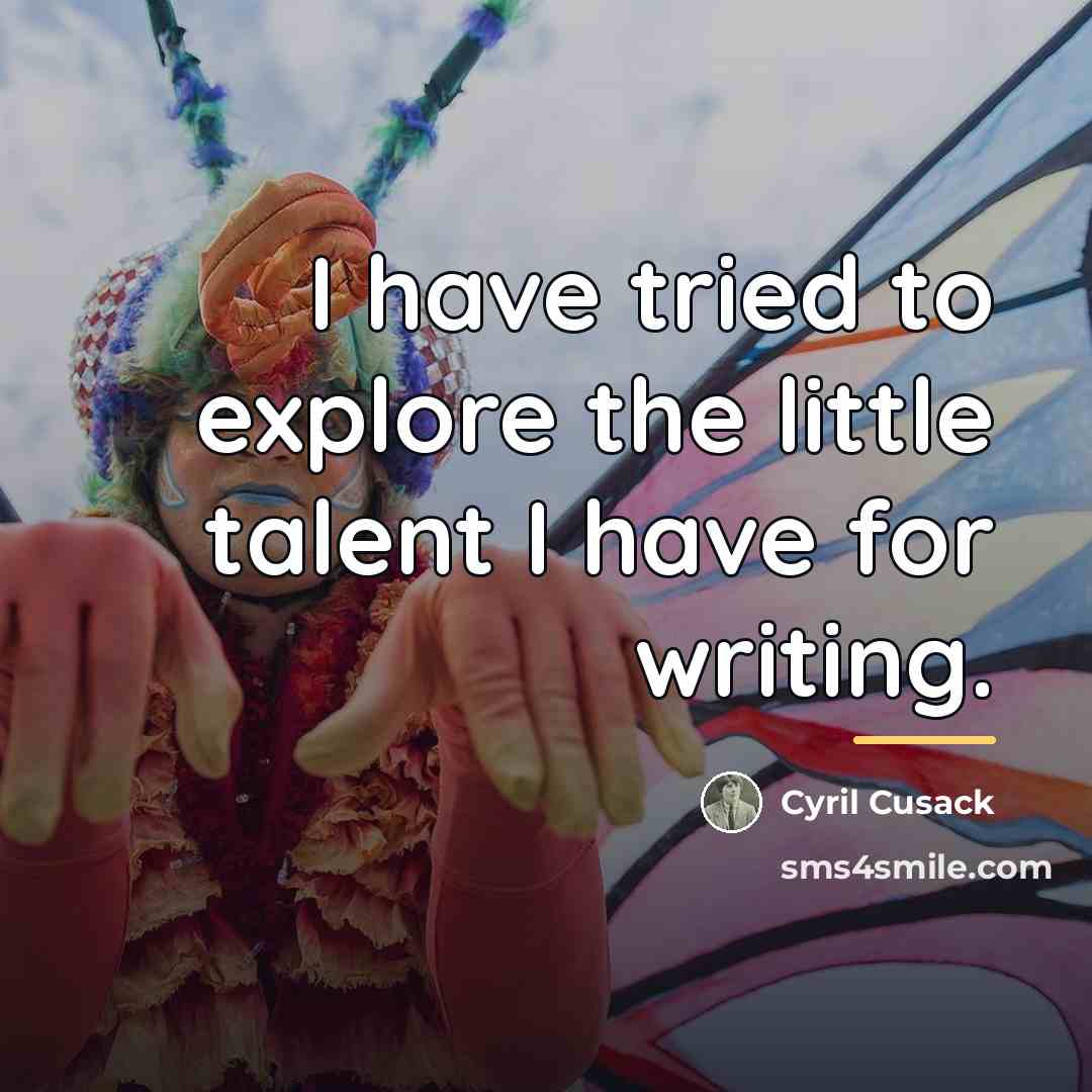 “I have tried to explore the little talent I have…” quote by Cyril Cusack