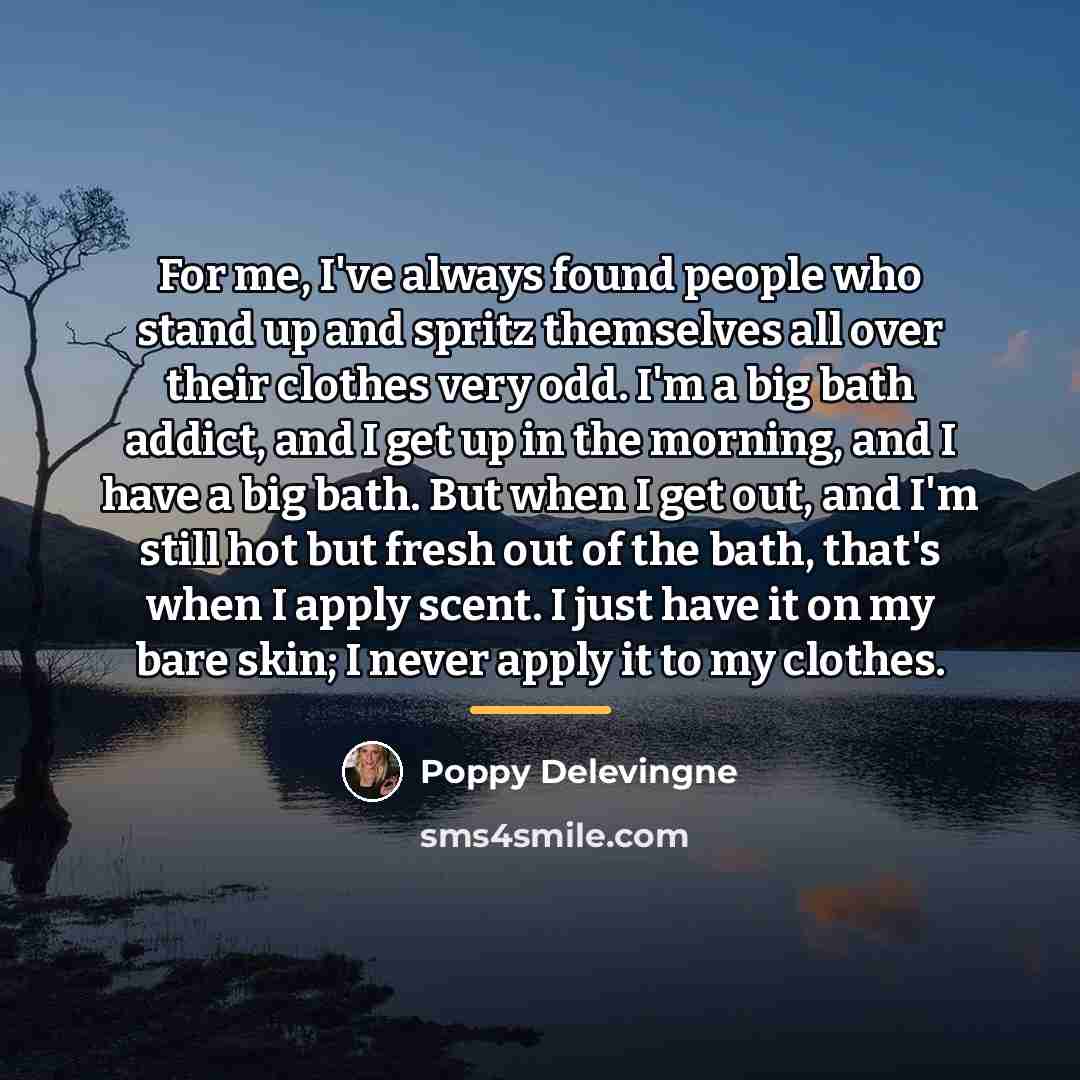 “For me, I've always found people who stand up and…” quote by Poppy Delevingne