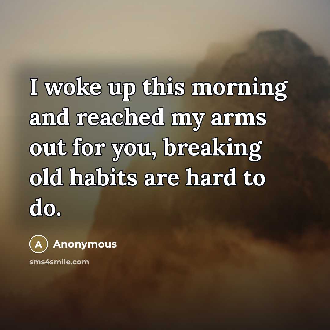 “I woke up this morning and reached my arms out…” quote by Anonymous
