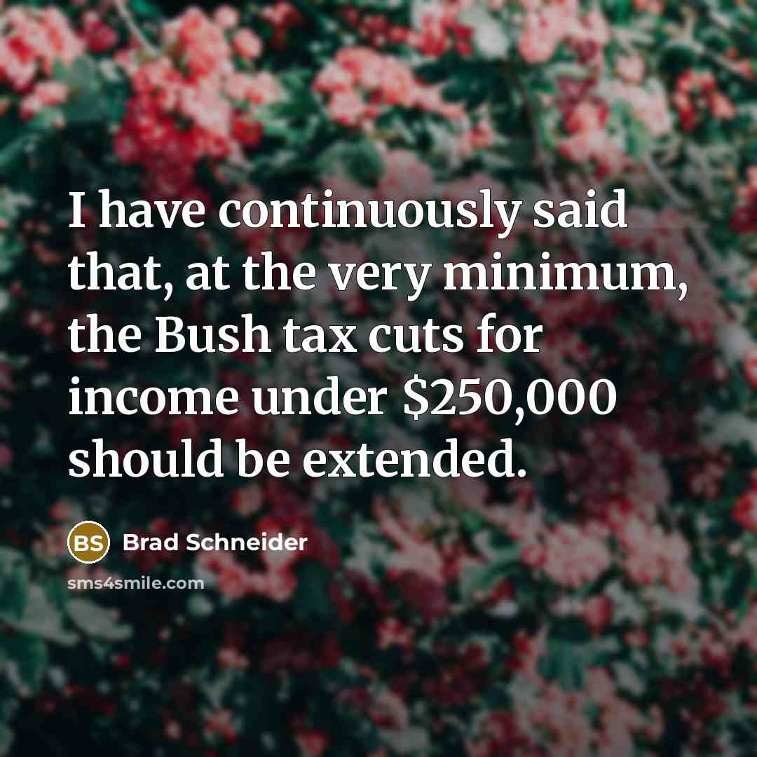 “I have continuously said that, at the very minimum, the…” quote by Brad Schneider