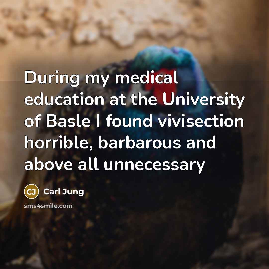 “During my medical education at the University of Basle I…” quote by Carl Jung