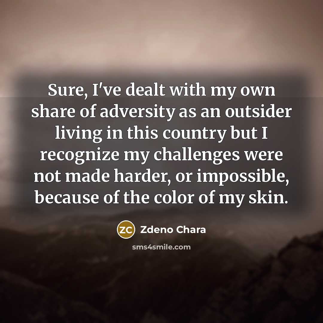 “Sure, I've dealt with my own share of adversity as…” quote by Zdeno Chara