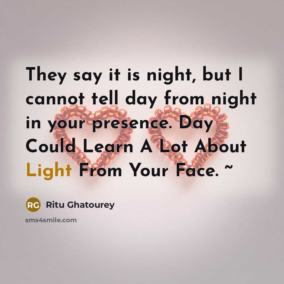 “They say it is night, but I cannot tell day…” quote by Ritu Ghatourey