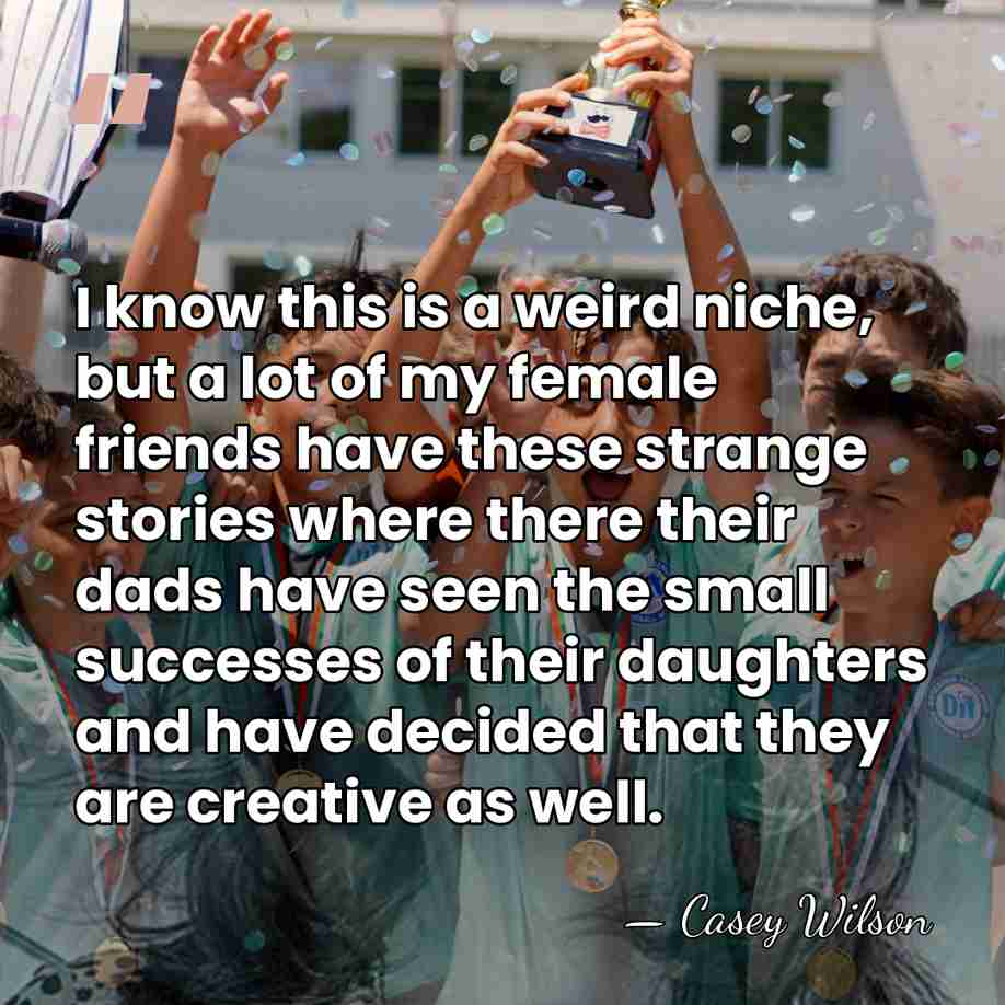 I know this is a weird niche, but a lot of my&hellip; - Casey Wilson