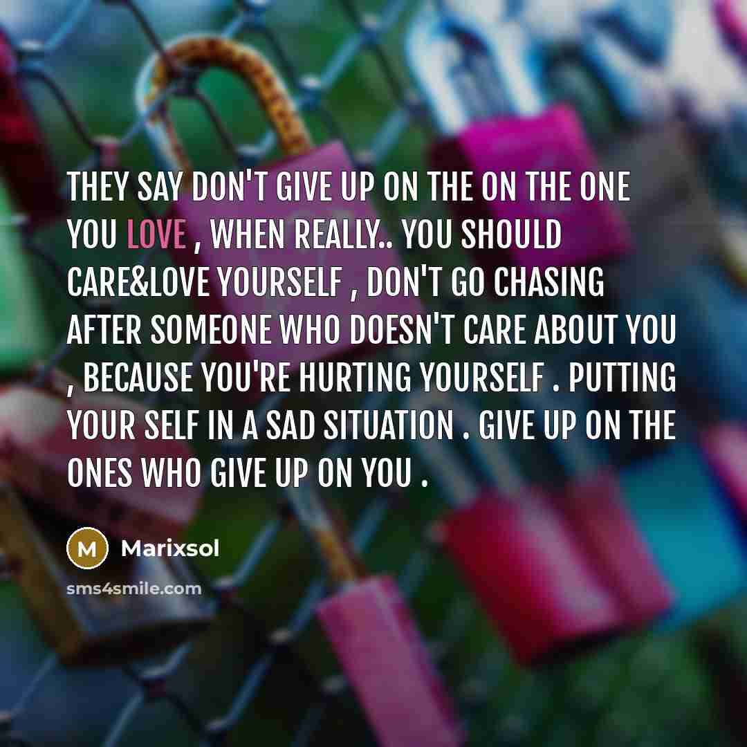 “They Say Don't Give Up On The On The One…” quote by Marixsol